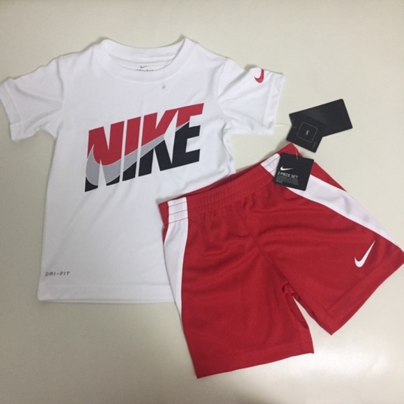 nike matching short set